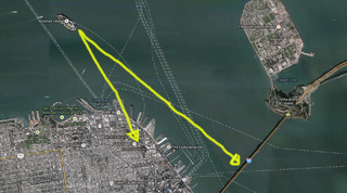Illustration for article titled Swimming From Alcatraz to Shore With a GoPro on My Head